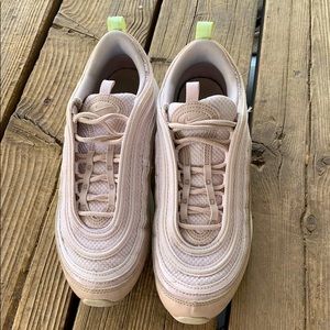 Nike Air Max 97, womens 8, light green & light pink